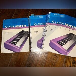 Saxon Math Intermediate 4 th grade Textbook & Teacher Manuals